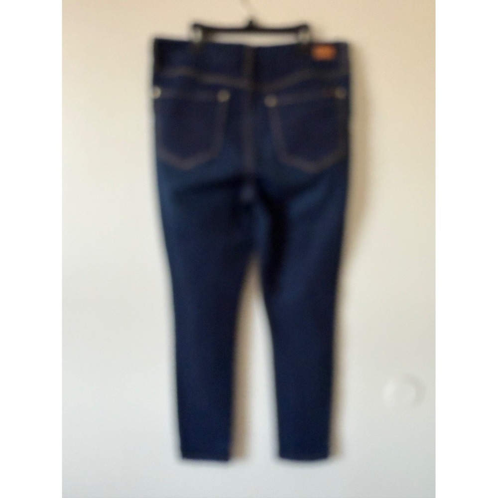 Seven7 Plus Size Tummyless High Rise Skinny Jeans Dark Wash Blue Size 12 - Picture 3 of 16